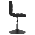 Chaises pivotantes à manger lot de 4 noir velours