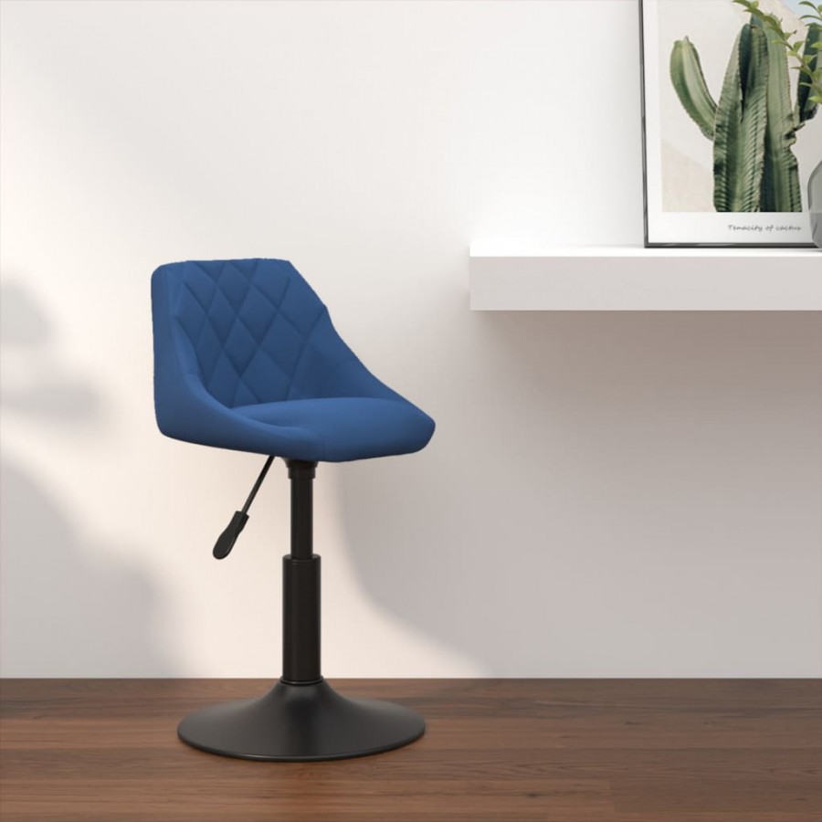 Tabouret de bar Bleu Velours