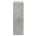 Bibliothèque Gris béton 80x24x75 cm Bois d'ingénierie