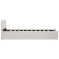 Cadre de lit à rangement hydraulique sans matelas avec LED