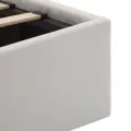 Cadre de lit à rangement hydraulique sans matelas avec LED
