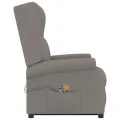 Fauteuil de massage Taupe Tissu