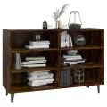 Buffet Chêne fumé 103,5x35x70 cm Bois d'ingénierie