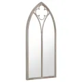 Miroir de jardin Sable 70x30 cm Fer pour utilisation extérieure