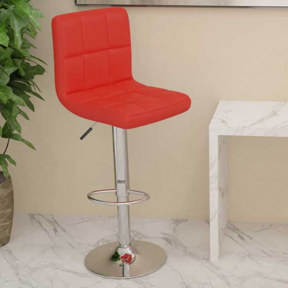 Tabouret de bar Rouge Similicuir