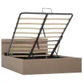 Cadre de lit à rangement hydraulique sans matelas 140x200 cm