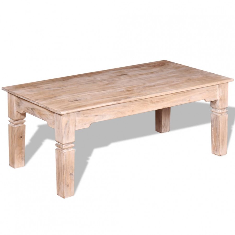 Table basse Bois d'acacia 110x60x45 cm