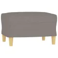 Ensemble de canapés 4 pcs avec coussins taupe tissu