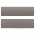Ensemble de canapés 4 pcs avec coussins taupe tissu