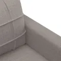 Ensemble de canapés 3 pcs avec coussins taupe tissu