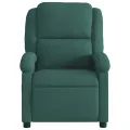 Fauteuil inclinable vert foncé velours