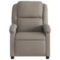 Fauteuil inclinable Taupe Tissu