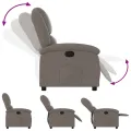 Fauteuil inclinable Taupe Tissu