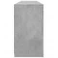 Buffet avec lumières LED gris béton 181,5x37x67 cm