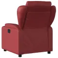 Fauteuil inclinable électrique Rouge bordeaux Similicuir