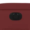 Fauteuil inclinable électrique Rouge bordeaux Similicuir