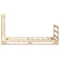 Cadre de lit sans matelas avec tête de lit 90x200 cm