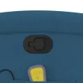 Fauteuil de massage inclinable Bleu Velours