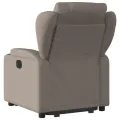 Fauteuil inclinable taupe tissu