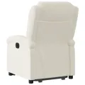 Fauteuil inclinable Crème Velours