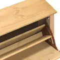 Armoire à chaussures Corona 99x32x124,5 cm bois de pin massif