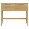 Table console FLORO marron cire 89,5x36,5x73 cm pin massif