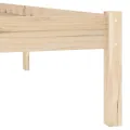 Cadre de lit sans matelas 152x203 cm bois massif de pin