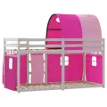 Lit superposé sans matelas 90x200 cm bois de pin massif