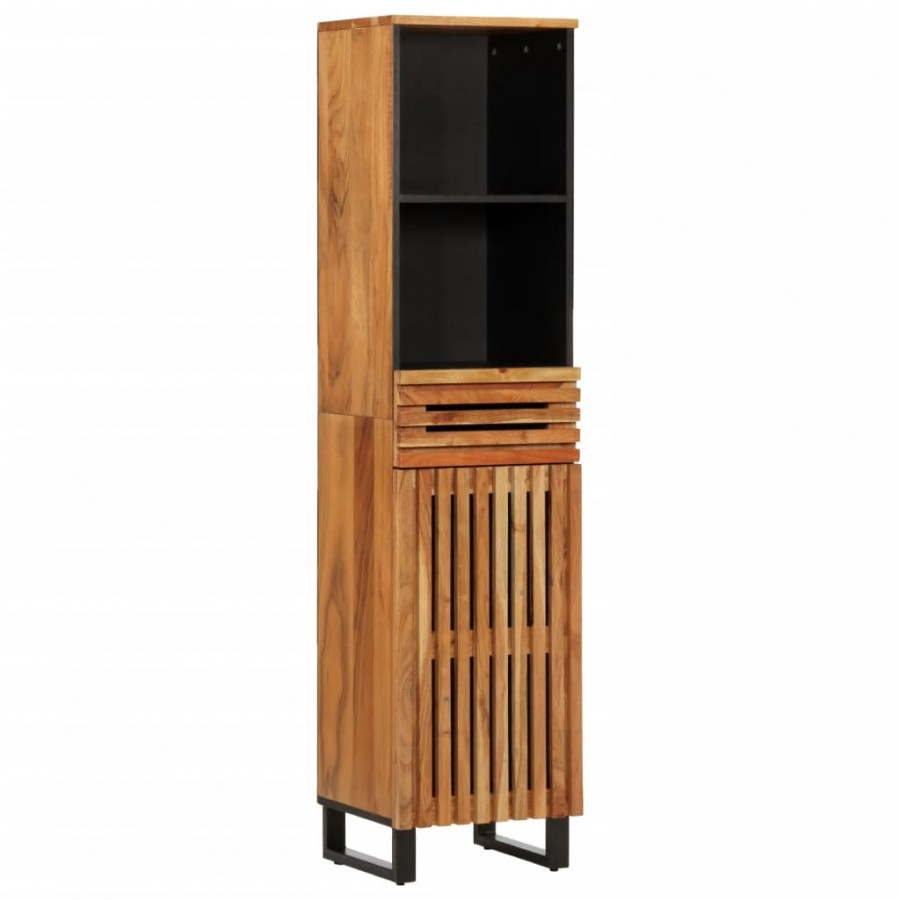 Buffet 38x34x160 cm bois d'acacia massif