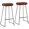 Ensemble de bar 3 pcs bois de manguier brut massif et métal
