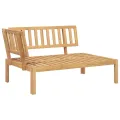 Canapés d'angle palette de jardin 2 pcs bois massif d'acacia