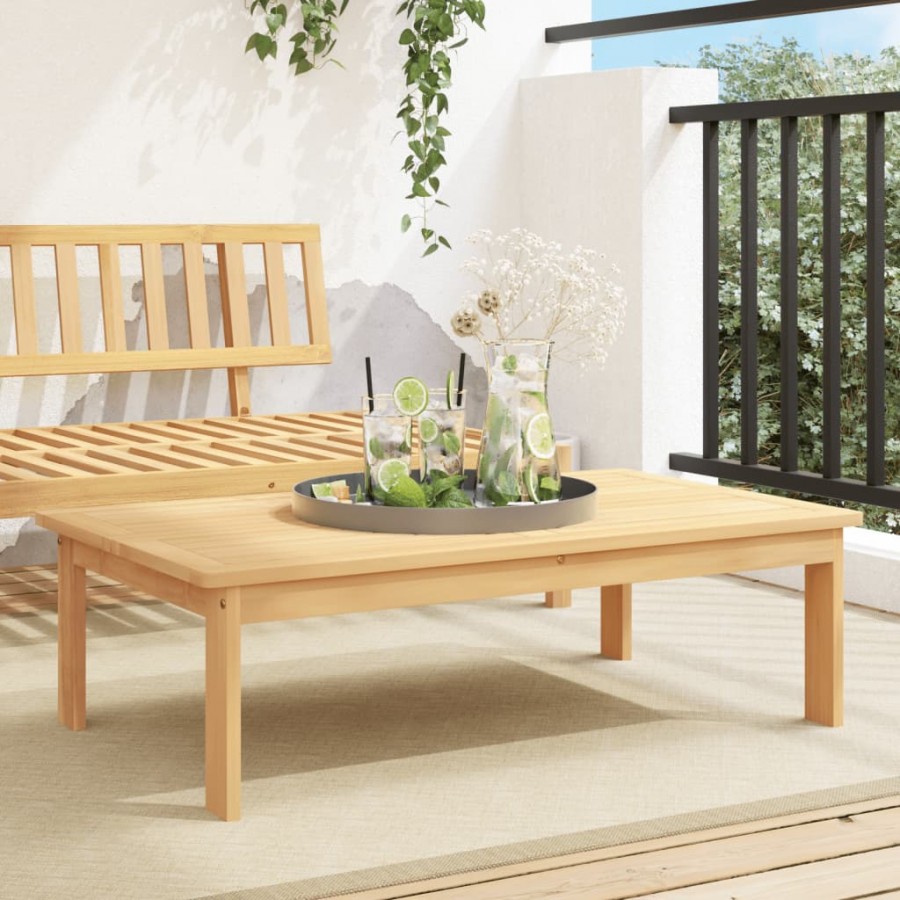 Table de jardin 100x60x30 cm bois d'acacia solide