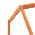 Cadre de lit d'enfants cire marron 90x190 cm bois de pin massif
