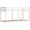 Lit superposé sans matelas 80x200 cm bois de pin massif