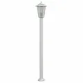 Lampadaire d'extérieur argenté 120 cm acier inoxydable