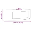 Appliques murales d'extérieur 2pcs argenté acier inoxydable