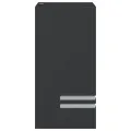 Appliques murales d'extérieur 2 pcs noir acier inoxydable