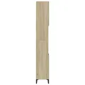 Armoire salle de bain chêne sonoma 30x30x190 cm