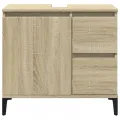 Armoire salle de bain chêne sonoma 65x33x60 cm
