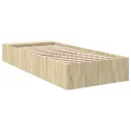 Cadre de lit sans matelas chêne sonoma 90x200 cm