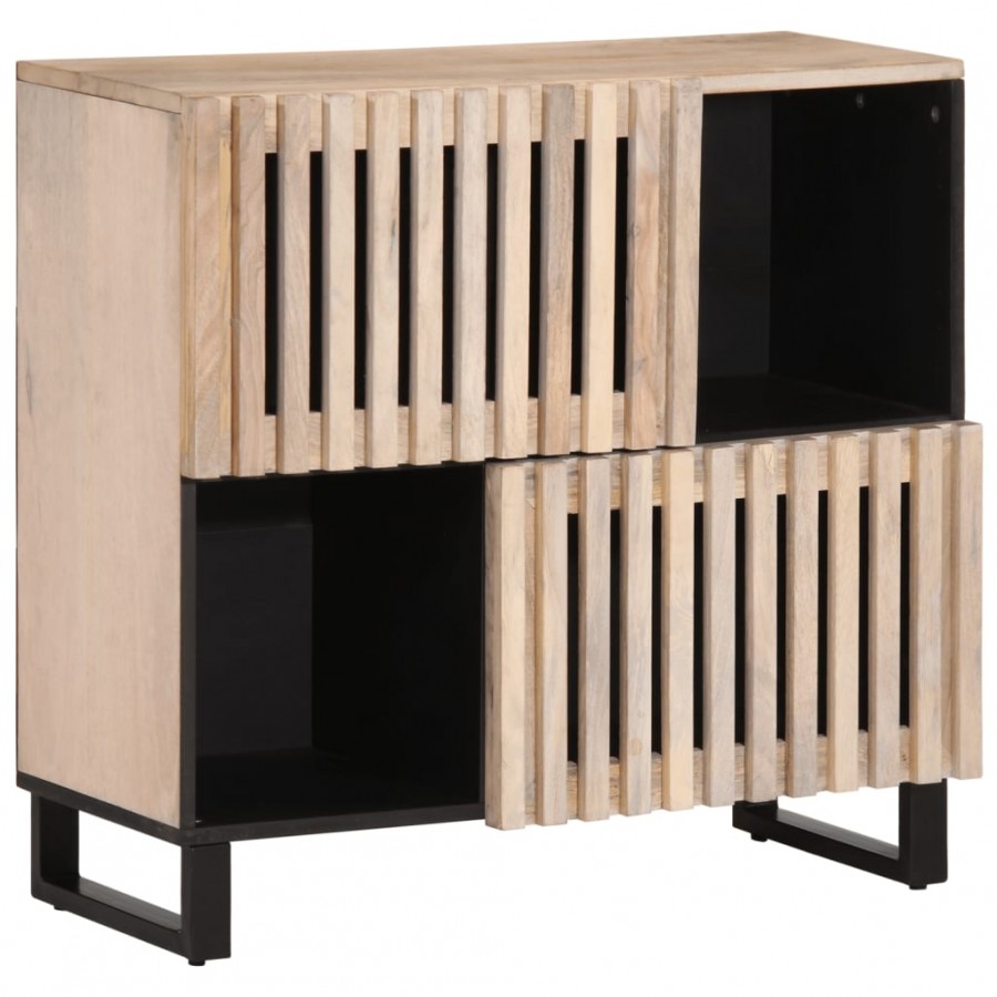 Buffet 80x34x75 cm Bois massif de manguier