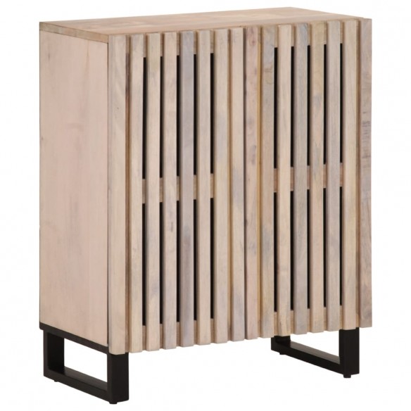 Buffet 60x34x75 cm bois de manguier massif