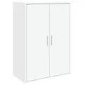 Buffets 2 pcs blanc 60x31x84 cm bois d'ingénierie