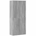 Buffet haut sonoma gris 80x35x180 cm bois d'ingénierie