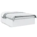 Cadre de lit sans matelas blanc 160x200 cm