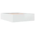 Cadre de lit sans matelas blanc 160x200 cm