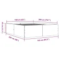 Cadre de lit sans matelas blanc 160x200 cm