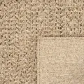 Tapis ZIZUR 200x200 cm aspect de jute intérieur et extérieur