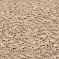 Tapis ZIZUR 200x200 cm aspect de jute intérieur et extérieur