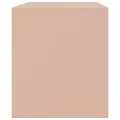 Meuble TV rose 67x39x44 cm acier